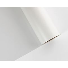 Līmplēve matēta balta 1x1m