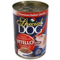 Barība suņiem ar liell.gaļas gab. 400g