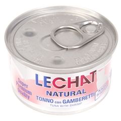 Barība kaķiem LeChat Natural tuncis ar garn.80g