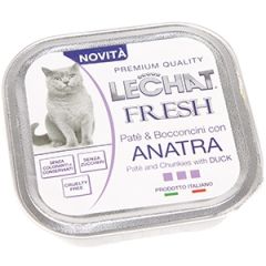 Barība kaķiem LeChat Fresh pīles pastēte 100g