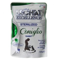 Barība kaķiem LeChat Excellence ar trusi 100g