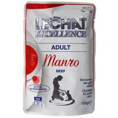 Barība kaķiem LeChat Excellence ar liellopu 100g