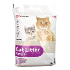 Pakaiši kaķiem Karlie Flamingo Cat Litter Natural 15kg