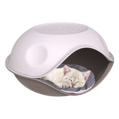 Guļvieta dzīvniekam plastm.+spilvens Georplast 57x48x32cm