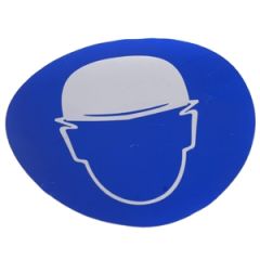 Uzlīme''Jālieto aizsargķivere''