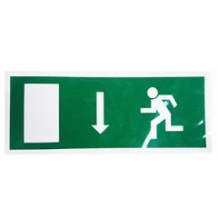 Uzlīme ''Evakuācijas izeja'' (uz leju) 20x8