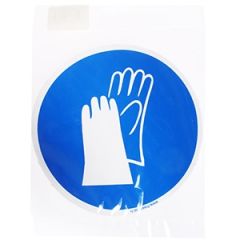 Uzlīme ''Jālieto aizsargcimdi'' d15