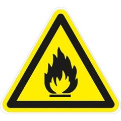 Uzlīme ''Degoša viela vai ugunsbīstama telpa'' h12