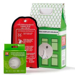 Ugunsdzēsības kompl. mājai (dūmu det. + pārkl.)