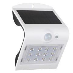 Āra s.lampa Solar 2.5W 220lm balta IP44