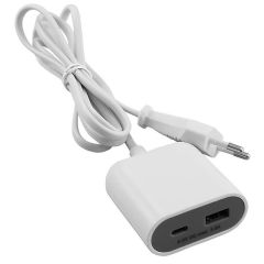 Adapters 220/USB-C+A 3.5A ar vadu 1.5m