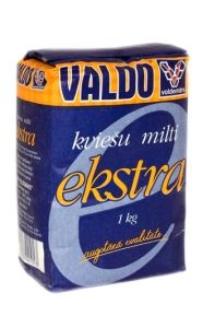 Fas.milti kviešu a/l Valdo ekstra 1kg