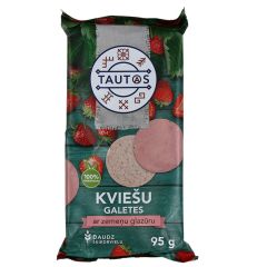 Galetes Tautas kviežu zemeņu 95g
