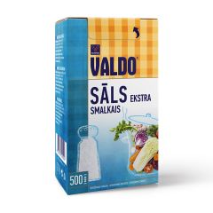 Sāls Valdo Ekstra 0.5kg kārbā