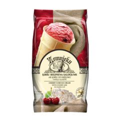 Saldējums Zemnieku ķiršu, Biezpiena ar pildijumu 130ml