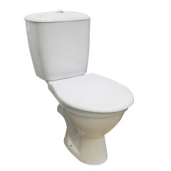 WC pods Norma ar vāku,horizontāls izv.,pievads no sāniem