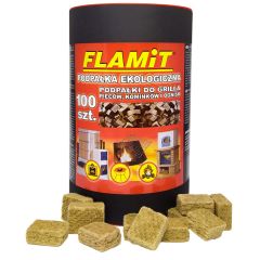 Aizdedzinātājs FLAMIT, brūns, 100 gab.