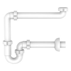 Sifons mēbeļu izlietnei Sanit 11/4x32