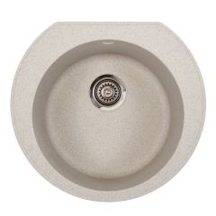 Izlietne virtuvei Omega, 52x48cm, bēša