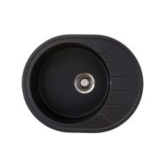 Izlietne virtuvei Venera 62x50cm, melna