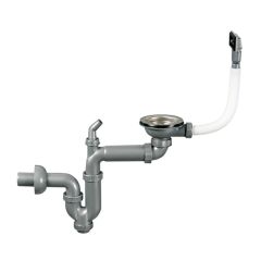 Sifons 11/2'x90 ar parplūdi un savienojumu veļas mašīnai