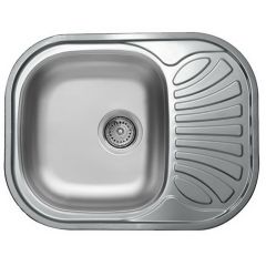 Izlietne virtuves Bianca, tērauda 62x48 cm