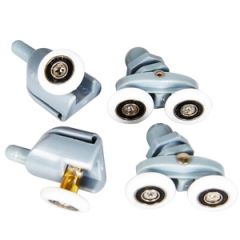 Rullīšu kompl.dušas kabīnes durvīm 4gab.