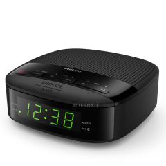 Radiopulkstenis Philips melns