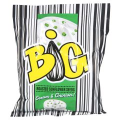 Saulespuķu sēklas Big strīp.ceptas ar krējumu un lokiem 150g