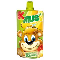 Biezenis Kubuš banānu, ābolu, burk.100g