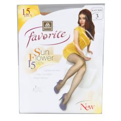 Zeķubikses sieviešu sun flower 15 Den 3 bēšas 42145