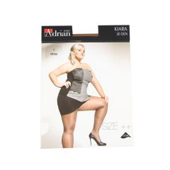 Zeķubikses sieviešu Adrian +Size Kiara 20 Den 7. izm. beige
