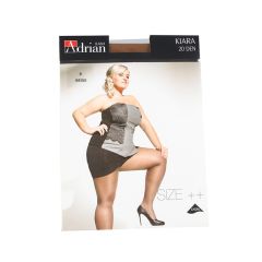 Zeķubikses sieviešu Adrian +Size Kiara 20 Den 8. izm. beige