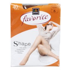 Zeķes sieviešu Favorite Shape 6 bēšas 40 Den 41117