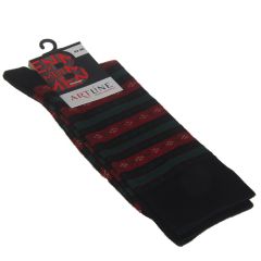 Zeķes vīriešu 43-46 melnas 12285