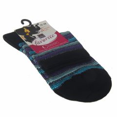 Zeķes sieviešu 35-38 zilas 22038