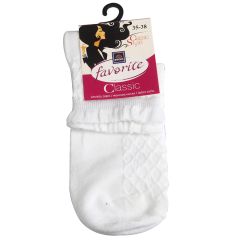 Zeķes sieviešu 35-38 baltas 22161