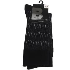 Zeķes vīriešu 43-46 melnas 12301