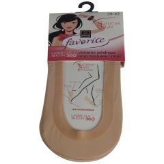 Zeķes sieviešu pēdiņas krāsainas izm:39-42 21158