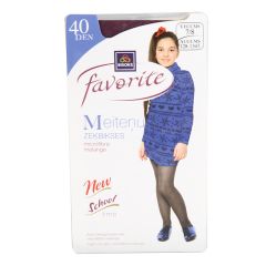 Zeķubikses meiteņu krāsainas 7-8 40 Den 51124