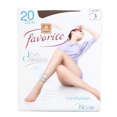 Zeķubikses sieviešu Evo Clas 20 Den beige 3, 41123