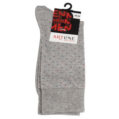 Zeķes vīriešu 39-42 pelēkas 12319