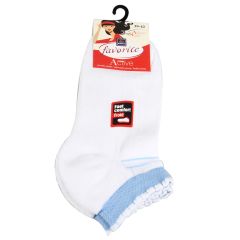 Zeķes sieviešu 39-42 baltas 22038