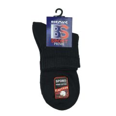 Zeķes vīriešu melnas 43-46, 12434