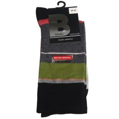 Zeķes vīriešu 39-42 krāsainas 12247