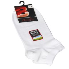 Zeķes vīriešu īsās 43-46 baltas 12240