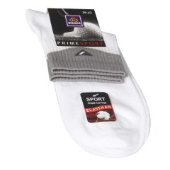 Zeķes vīriešu sporta 39-42 baltas 12431