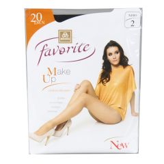 Zeķubikses sieviešu Make Up 20 Den 1-2 melnas 42111