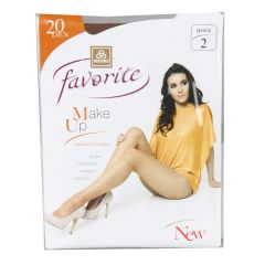 Zeķubikses sieviešu Make Up 20 Den 1-2 bēšas 42111