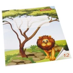 Burtnīca šķērs-šaurlīniju 12lpp.